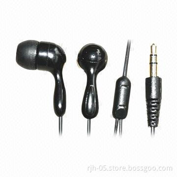 OEM patterned wire earphone with colorful cable